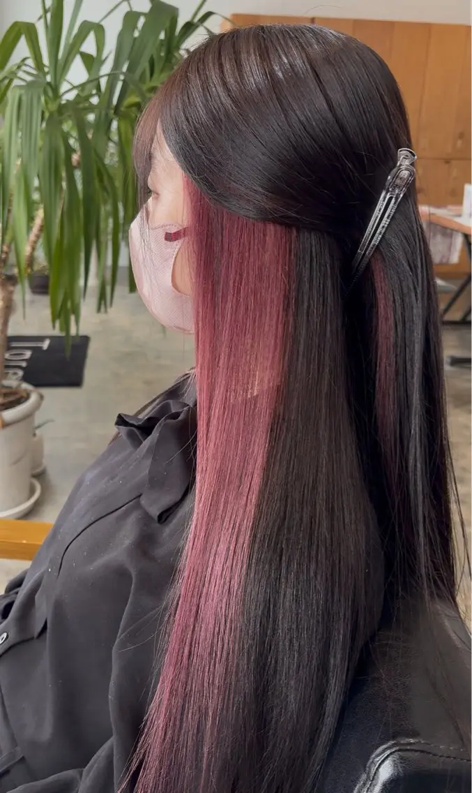 カラー 7日空きあり 透明感✨️さとりんのヘアスタイル