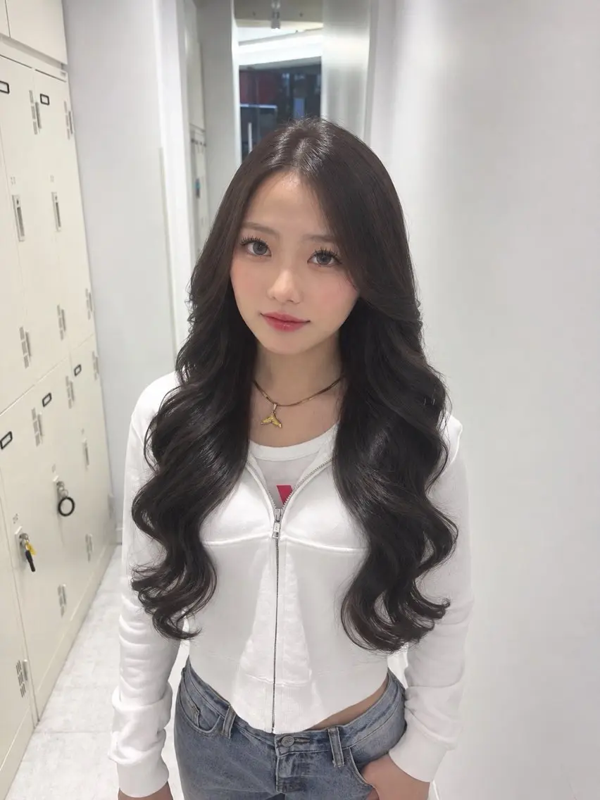ロング ヘアカラー トリートメント 💗透明感カラー🫧 Ruka🎀のヘアスタイル