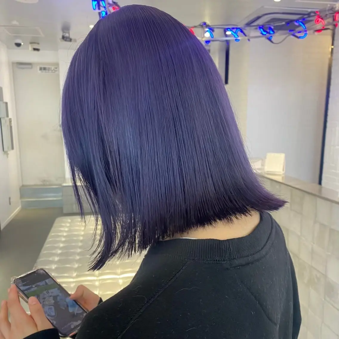 ミディアム カラー ヘアアレンジ ヘアカラー トリートメント 💟ケア×ハイトーン 💟/ミオのヘアスタイル