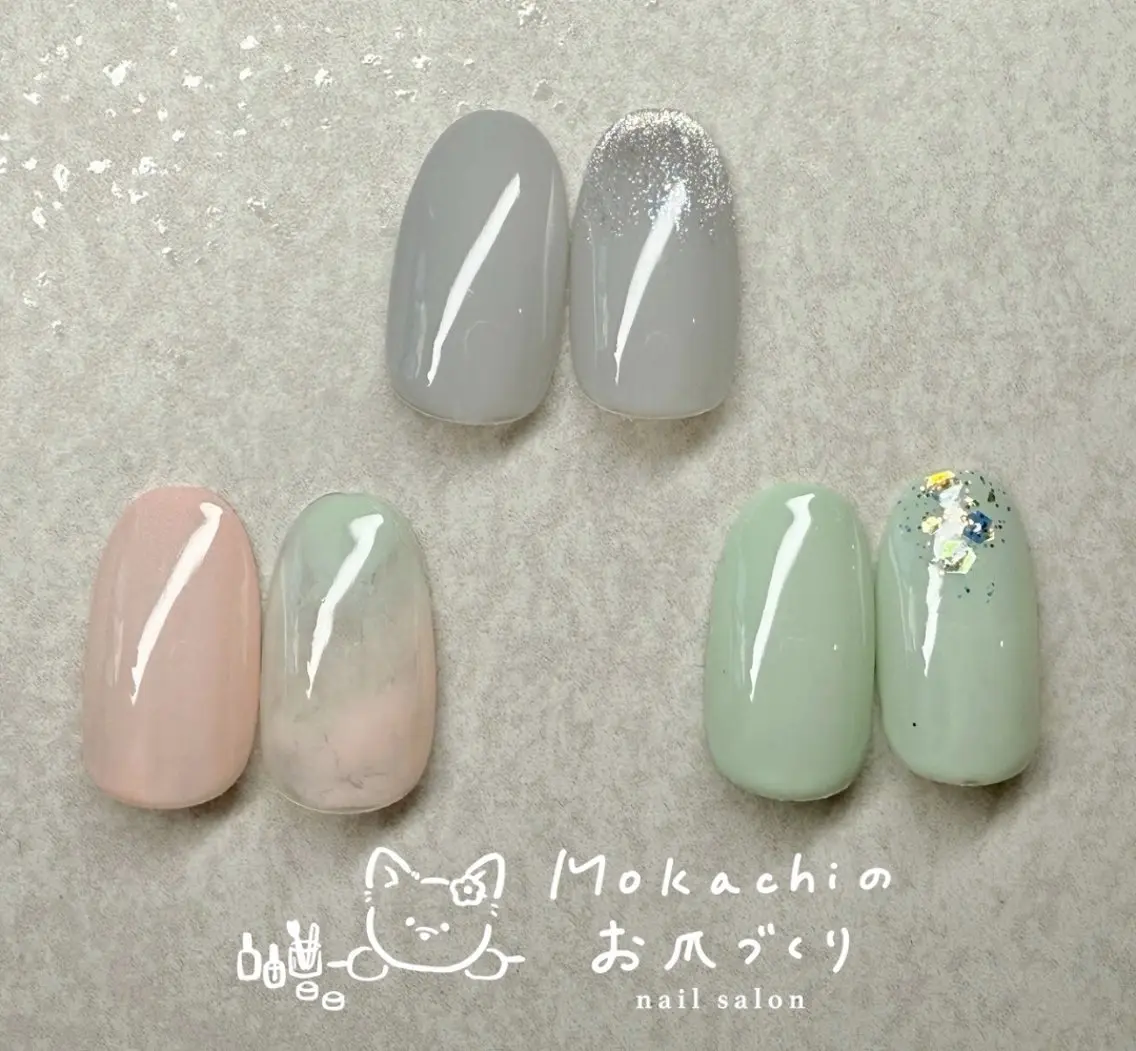 ネイル アートネイル Mokachiの お爪づくりのネイルデザイン
