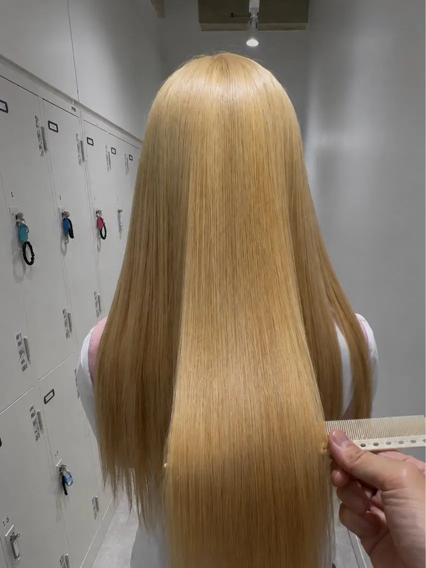 ロング カラー ヘアカラー 田中 真樹のヘアスタイル