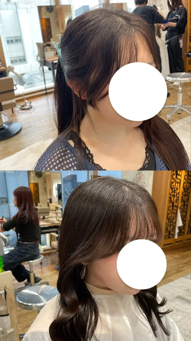 ロング umi/レイヤー カット/アレンジのヘアスタイル