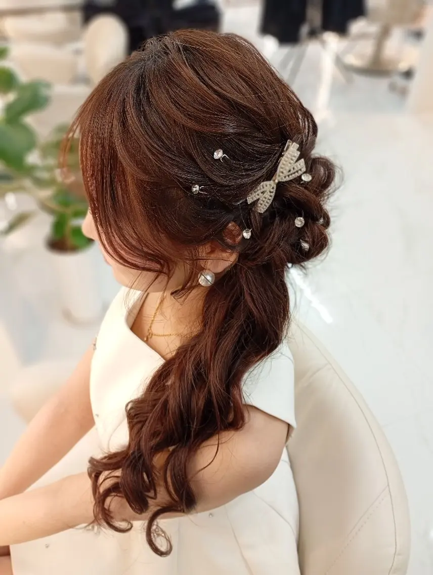 ヘアアレンジ ソウワ ヒナコのヘアスタイル