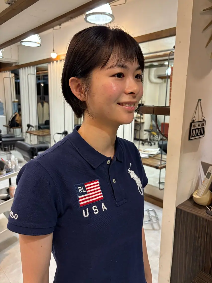ショート 宇留間 涼香のヘアスタイル