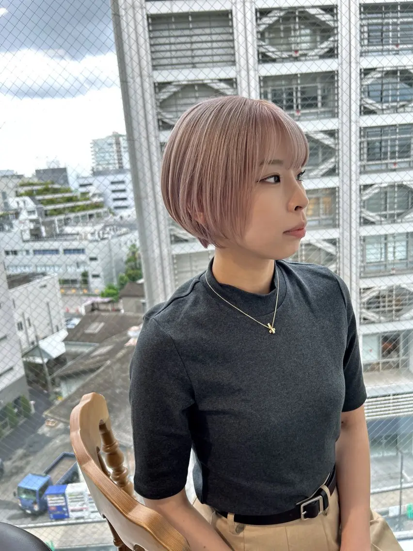 ショート カラー ヘアアレンジ 【代表】 たき〜のヘアスタイル