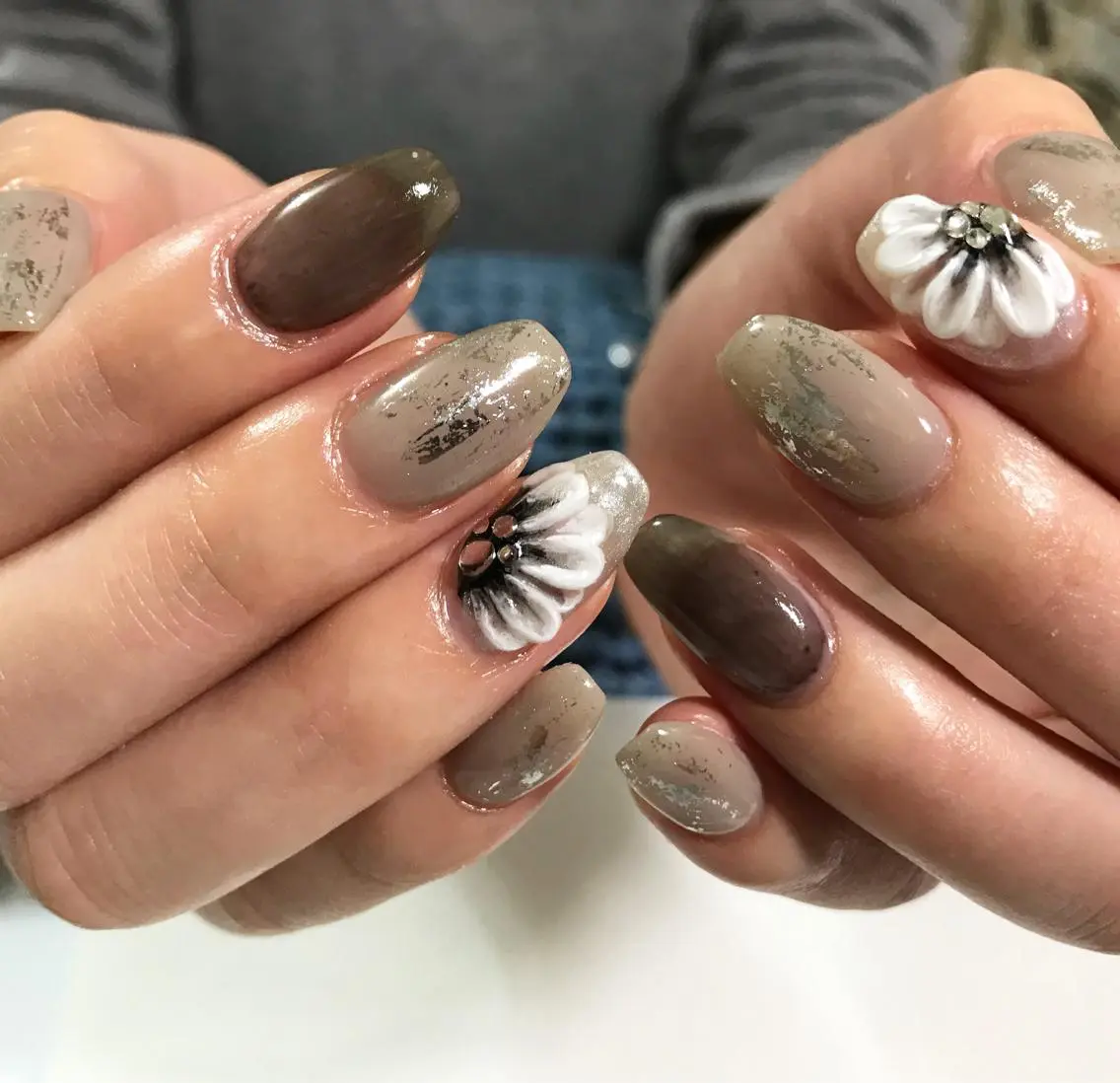 ネイル フラワーネイル フットネイル シンプルネイル 春ネイル 夏ネイル nail fufla ♡yamane♡のネイルデザイン