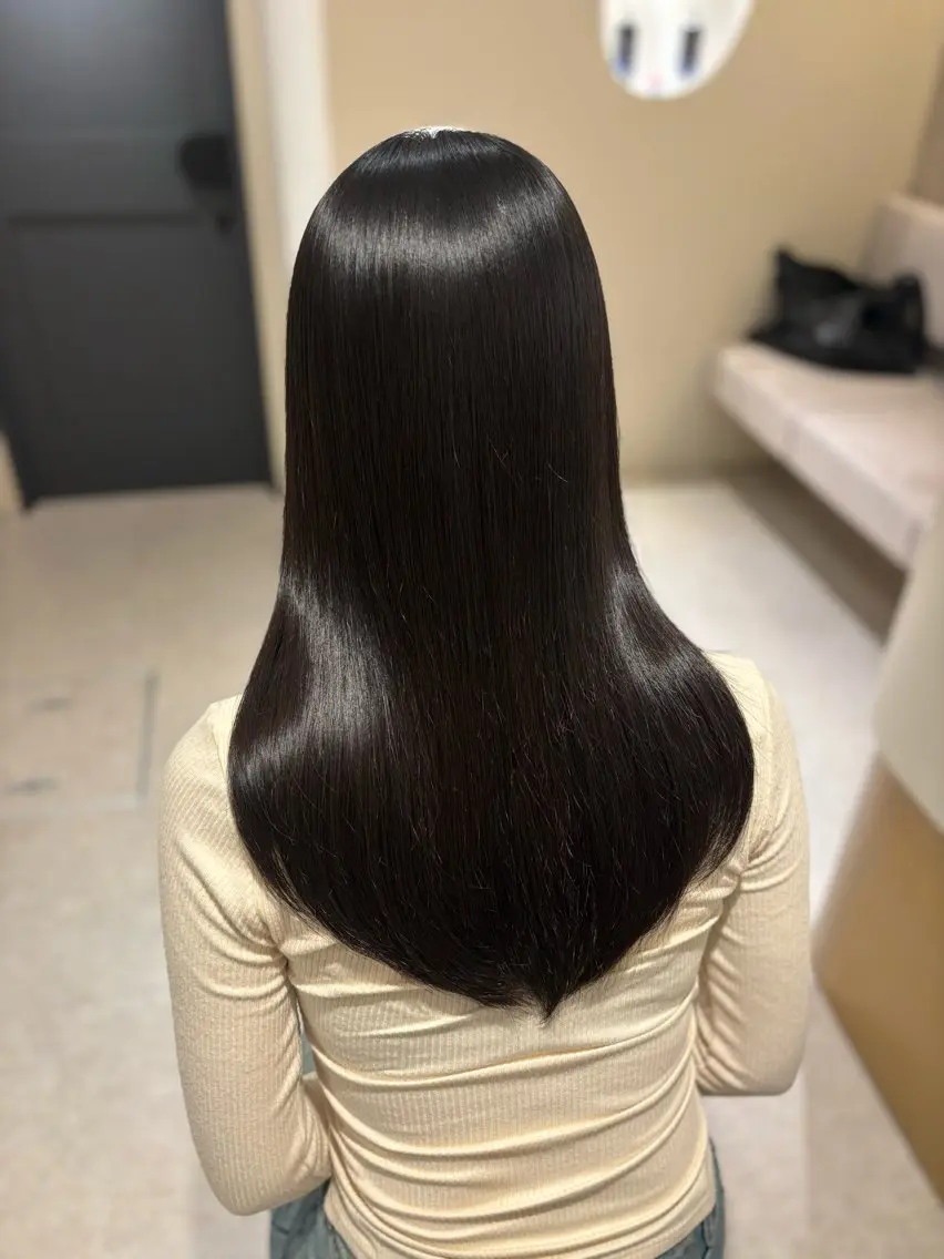 セミロング 縮毛矯正 トリートメント ULTOWA/銀座 ERIのヘアスタイル