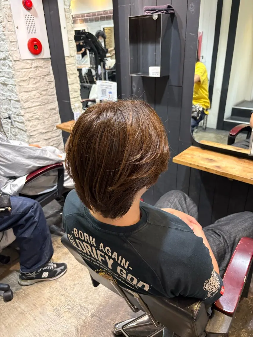 カラー メンズ ヘアカラー 今枝 優斗のヘアスタイル