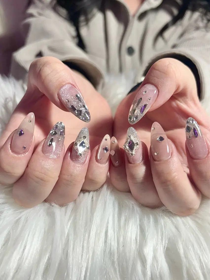 ネイル マグネットネイル ワンホンネイル ハンドネイル haac nailsのネイルデザイン