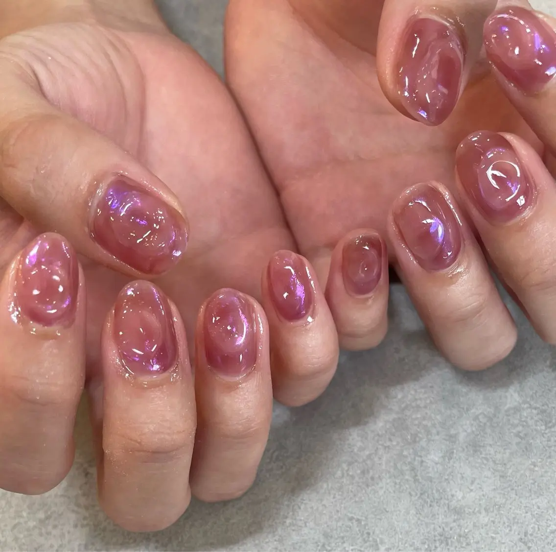 ネイル 氷ネイル・うるうるネイル Nail Salon Gummi.のネイルデザイン