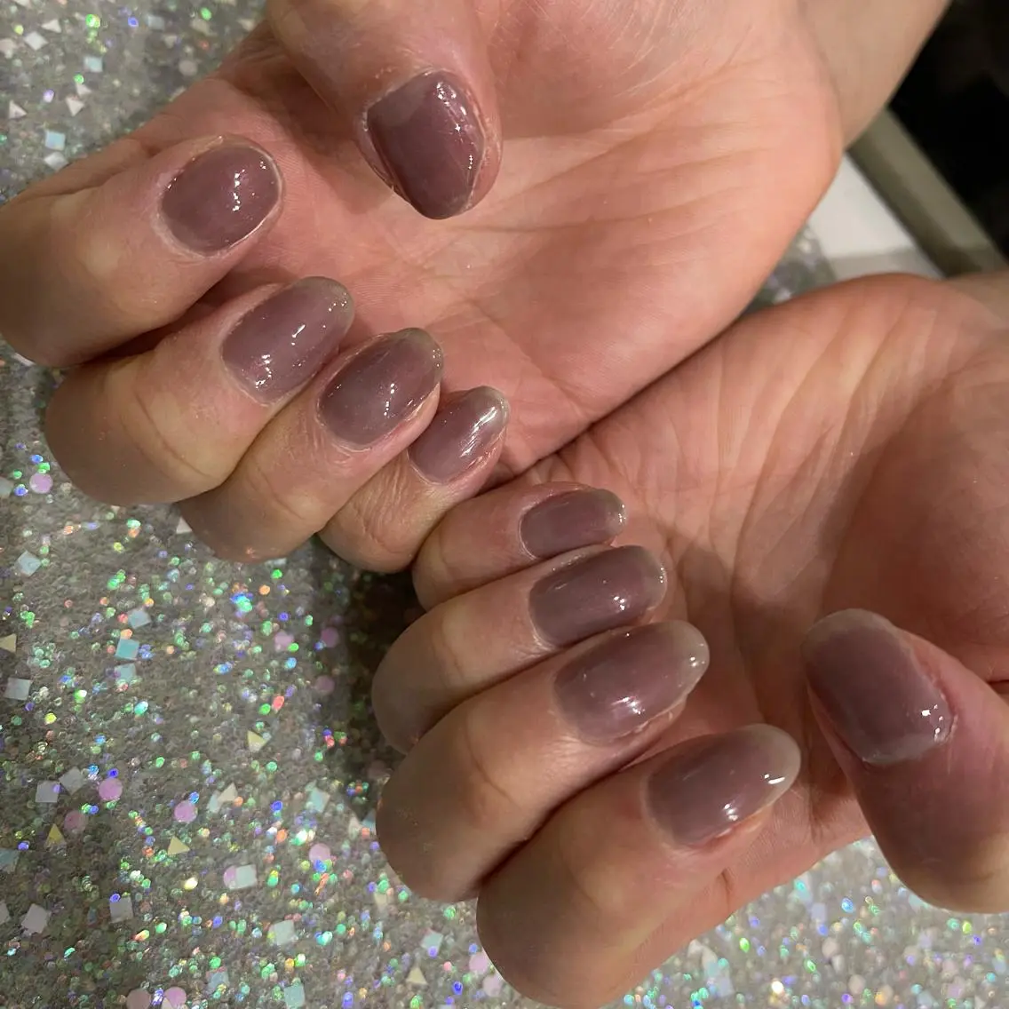 ネイル ワンカラーネイル Wish Nail 恒川のネイルデザイン