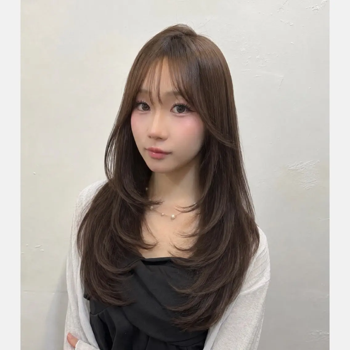 ロング カット トリートメント 加藤 杏のヘアスタイル