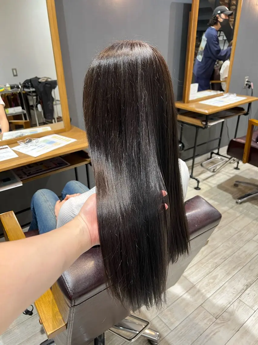 カラー ヘアカラー トリートメント ayumi / 郡山/暖色カラーのヘアスタイル