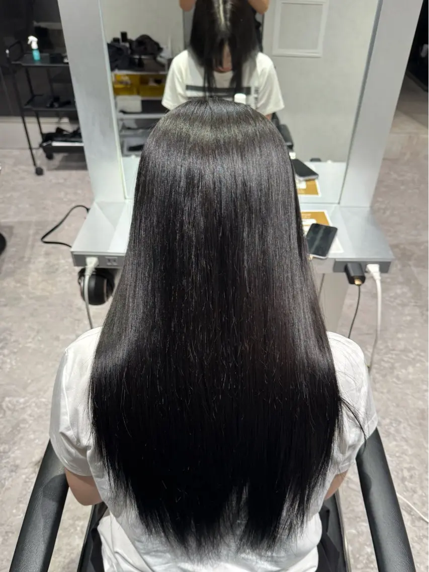 ロング メンズ ロング ヘアカラー NAE /BLESSのヘアスタイル