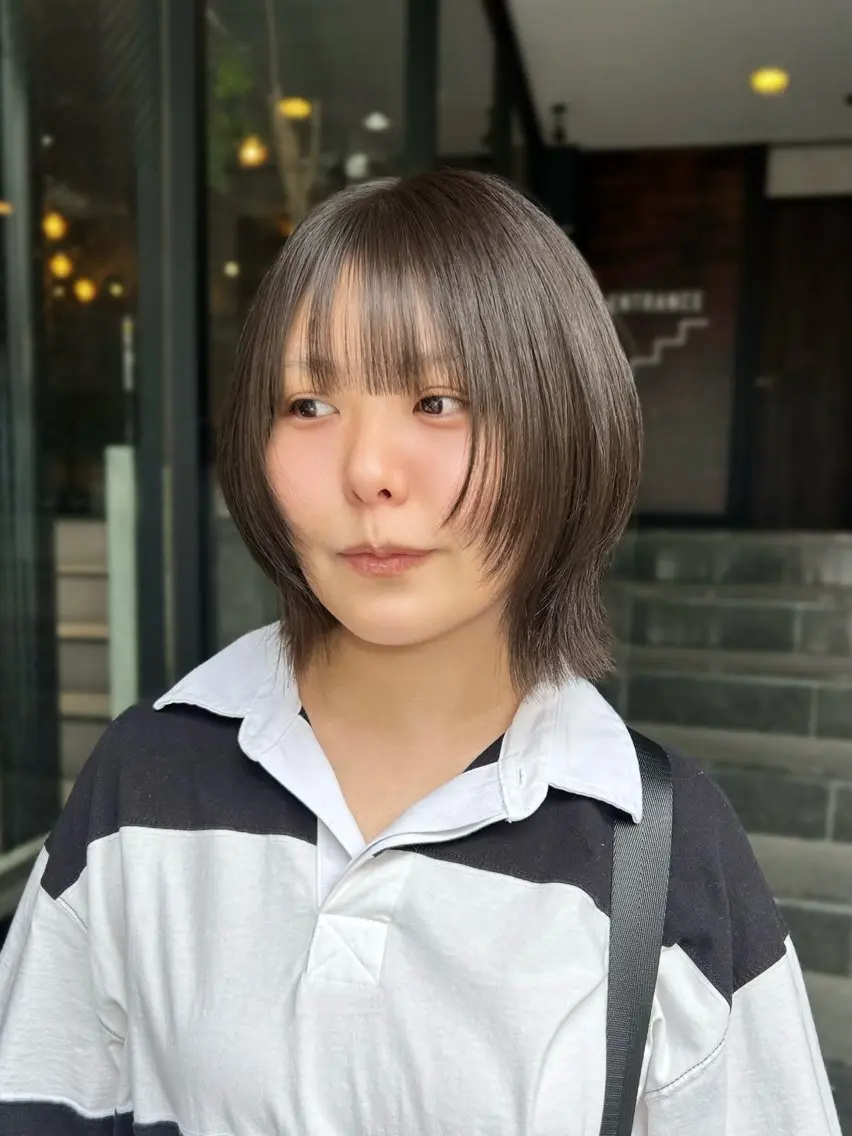 ショート カラー 柔らか垢抜けｶﾗｰと ｶｯﾄ🫧ASUKAのヘアスタイル