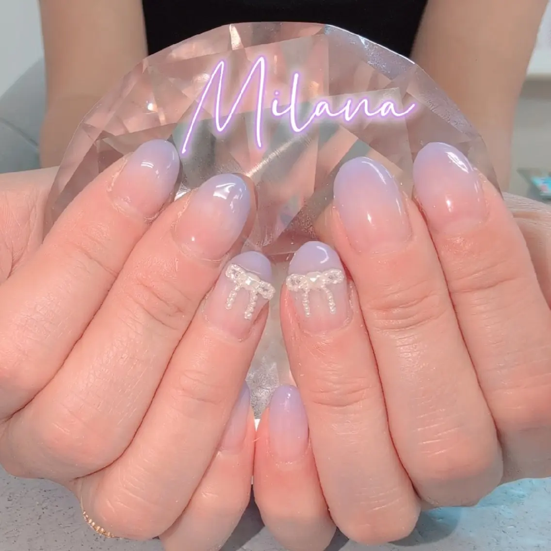 ネイル グラデーション ハンドネイル Milana 川瀬のネイルデザイン