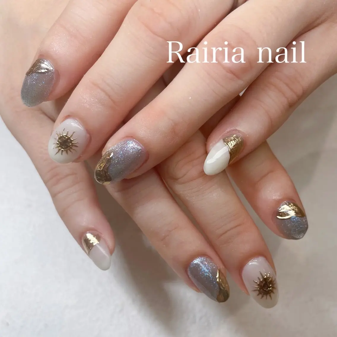 ネイル アートネイル ジェルネイル 持ち込み ニュアンスネイル パラジェル Rairia nail本八幡店のネイルデザイン