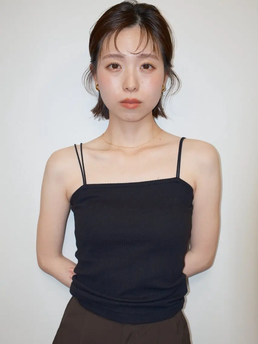 ショート カラー パーマ/透明感カラー 元町🌱takutoのヘアスタイル