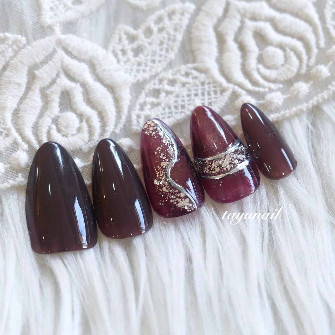 ネイル アートネイル ジェルネイル パラジェル ネイルサロン 【たゆnail】小中のネイルデザイン
