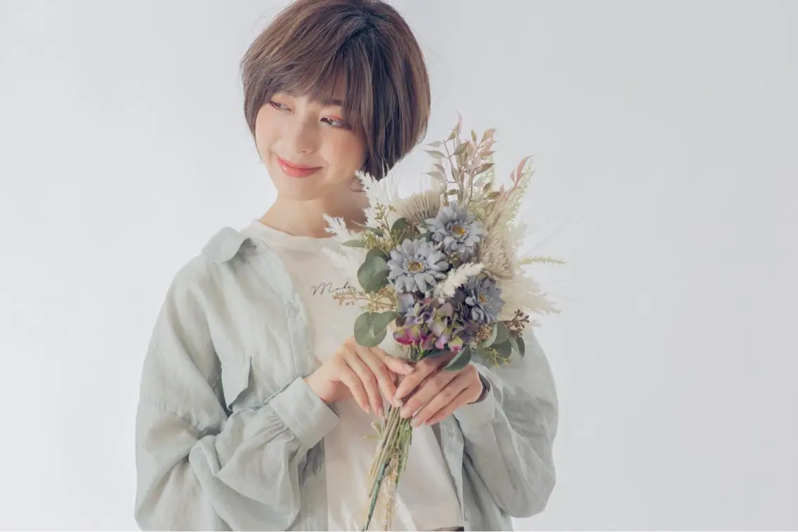 💛新規限定💛カット➕透明感カラー（前処理トリートメント付き）の写真
