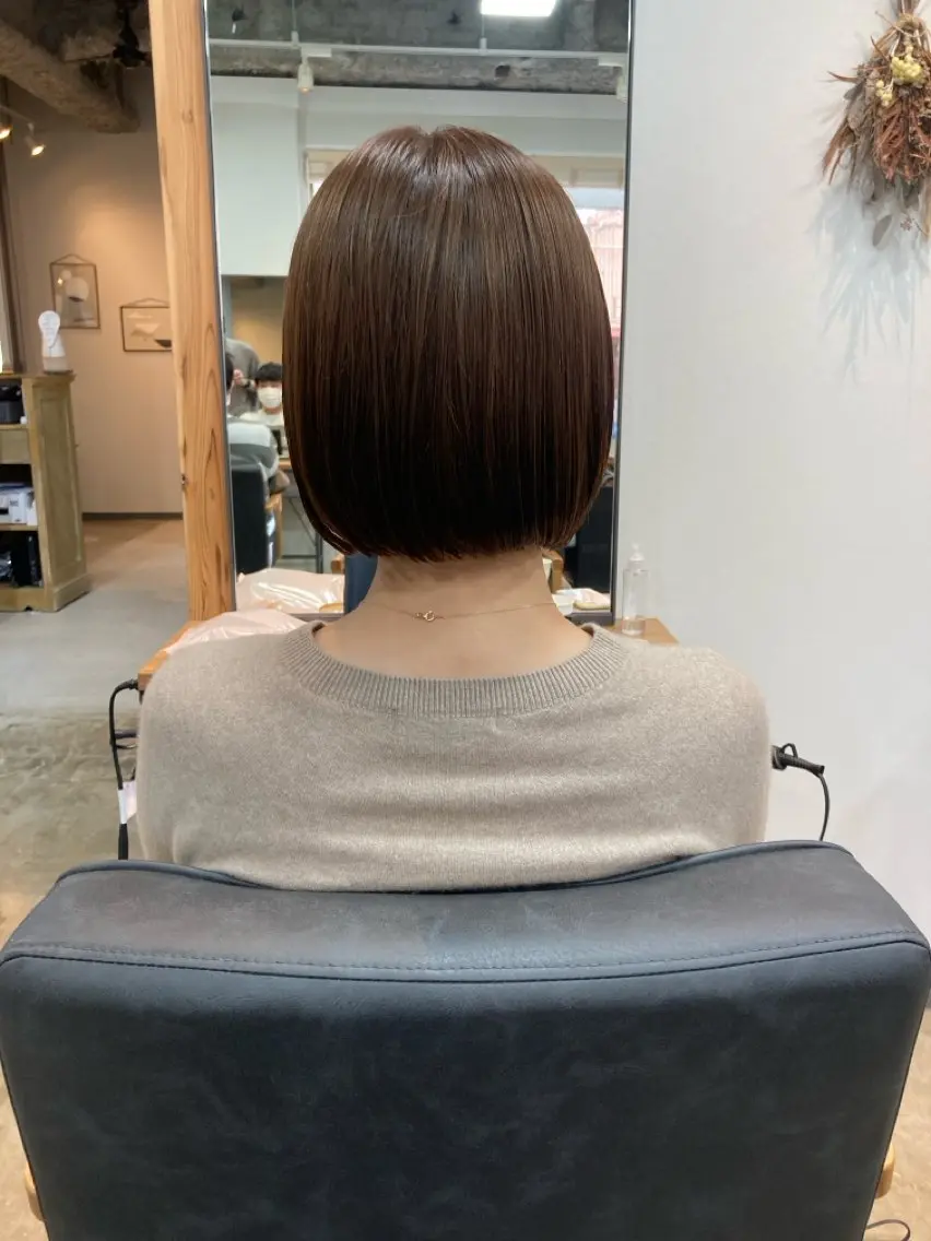 ショート ボブ ナツ ナツのヘアスタイル