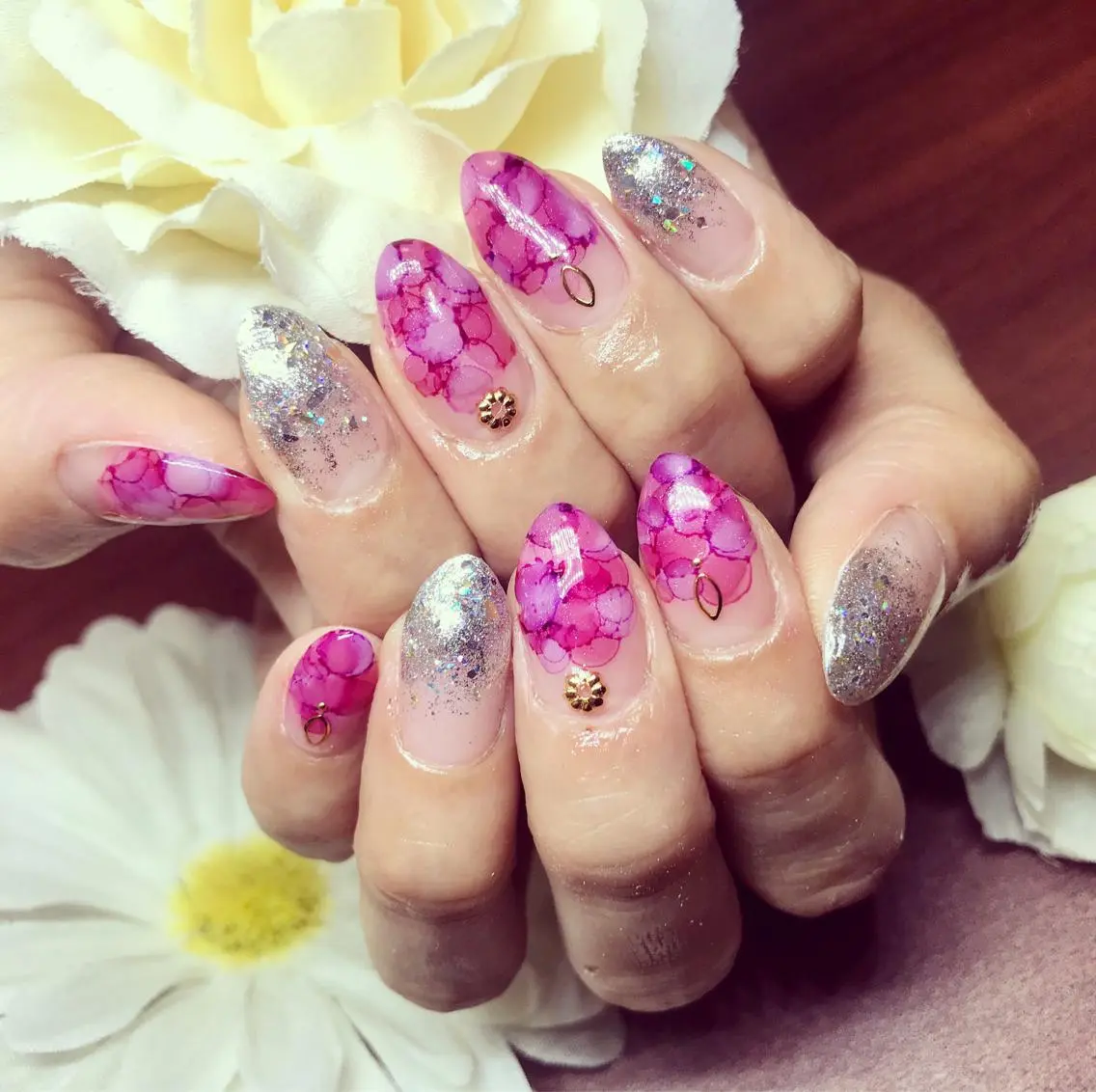 ネイル 大理石ネイル(マーブル) NAIL salon ACEのネイルデザイン
