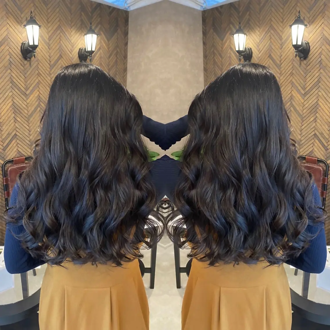 ロング カラー tocca 💜石田愛結💜のヘアスタイル