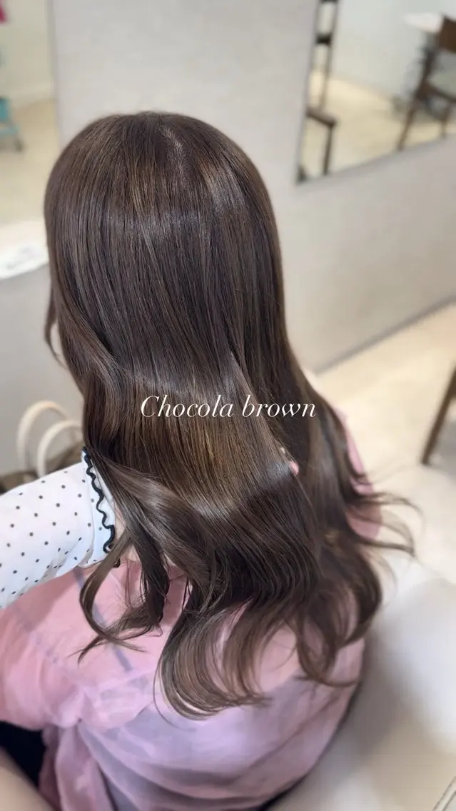 ロング カラー ブラウンカラー 🎀髪質改善/艶カラ ー/大宮/そら🎀のヘアスタイル