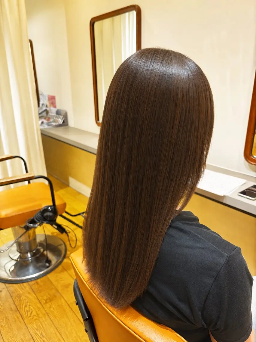 カラー CLAPSコハク モデル募集のヘアスタイル
