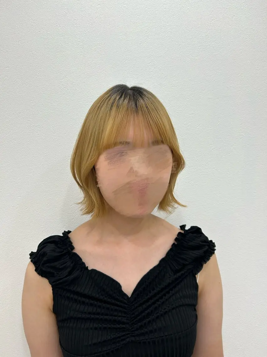 ショート ボブ カット 新田 妃那のヘアスタイル