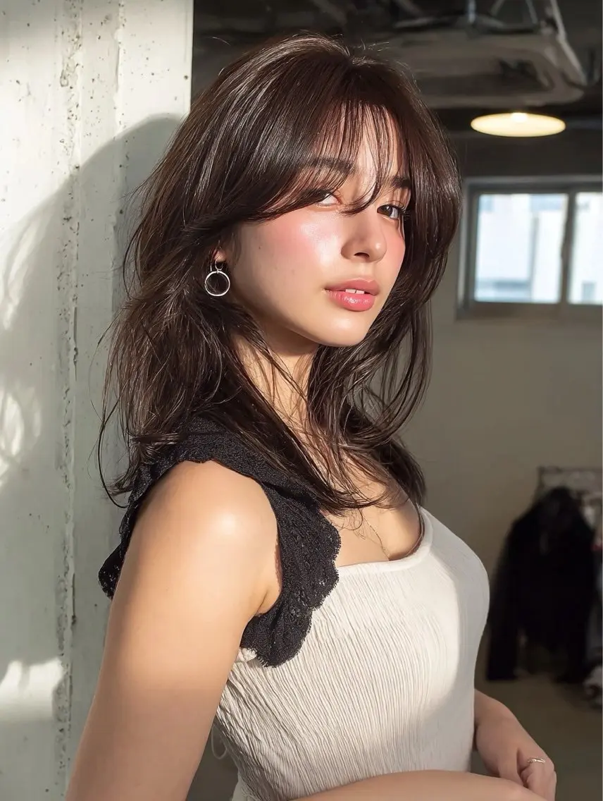 セミロング カラー 似合わせ美髪ヘア✨ 天王寺.阿倍野🌈のヘアスタイル