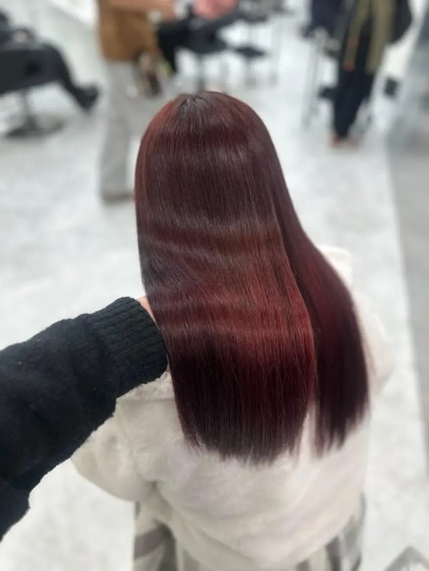 カラー ブリーチ ケアブリーチ ブリーチなしカラー 髪質改善 🍒renka🍒 ボブ/ショート/暖色のヘアスタイル