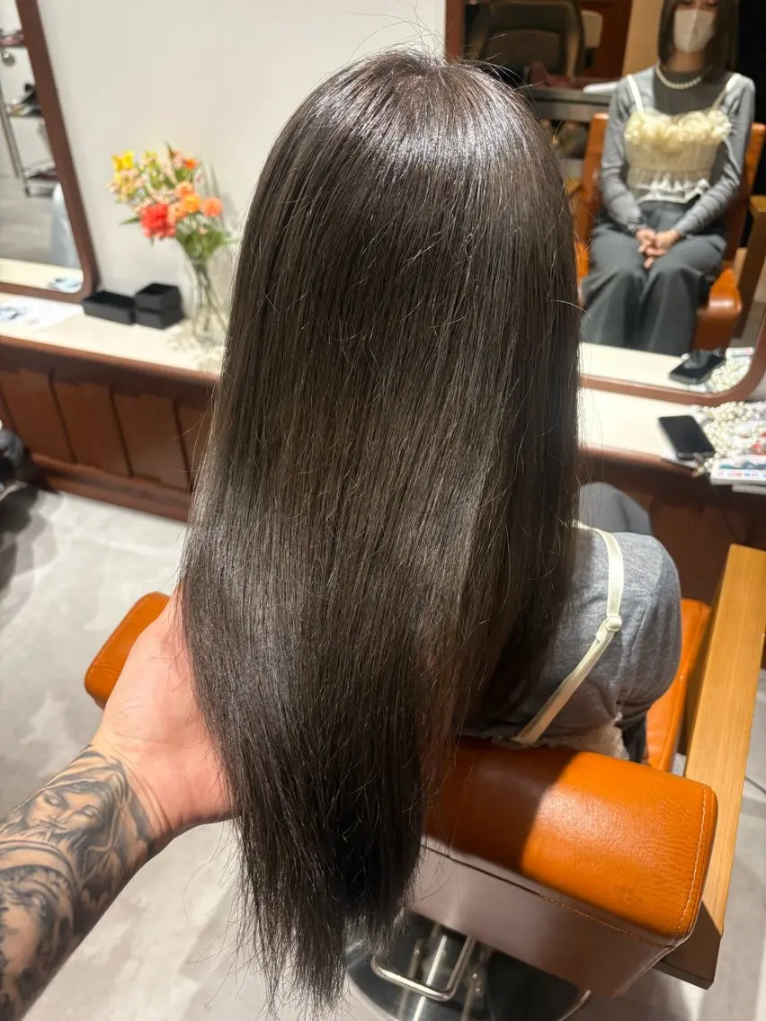 セミロング カラー ヘアアレンジ ブリーチ ケアブリーチ 透明感カラー ダブルカラー ハイトーンカラー ヘアカラー ✨️透明感カラー✨️ kaiseiのヘアスタイル