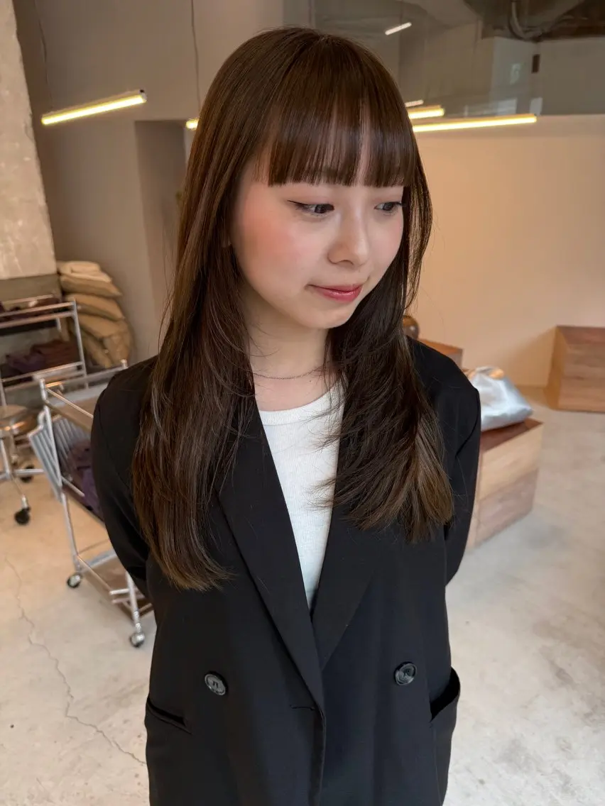 ロング カット ヘアカラー トリートメント fubuki🪷 似合わせカットカラーのヘアスタイル