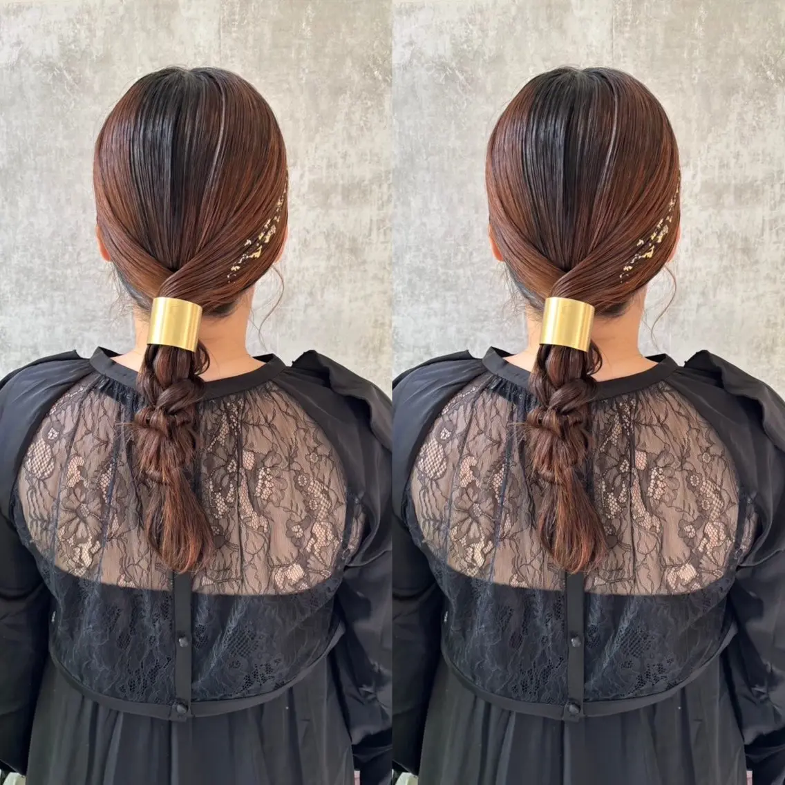ロング ヘアアレンジ 結婚式・ブライダル ロング 羽エク指名No1✨️ シールエク🌙しぇるのヘアスタイル