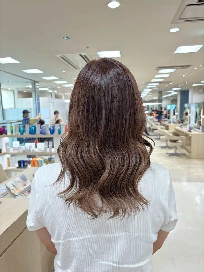 カラー 🎀暖色カラー/透明 感カラー/ひな🎀のヘアスタイル