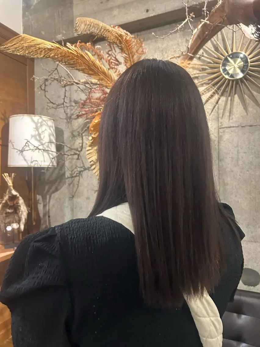 セミロング カラー 🪞鷹野 優芽/カラ ーモデル募集中🪞のヘアスタイル