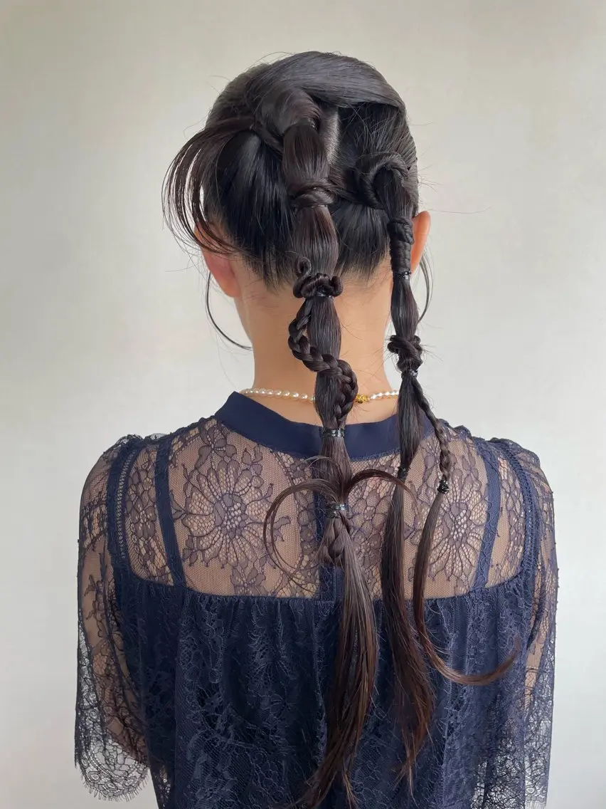 ロング ヘアアレンジ 横田 愛梨のヘアスタイル