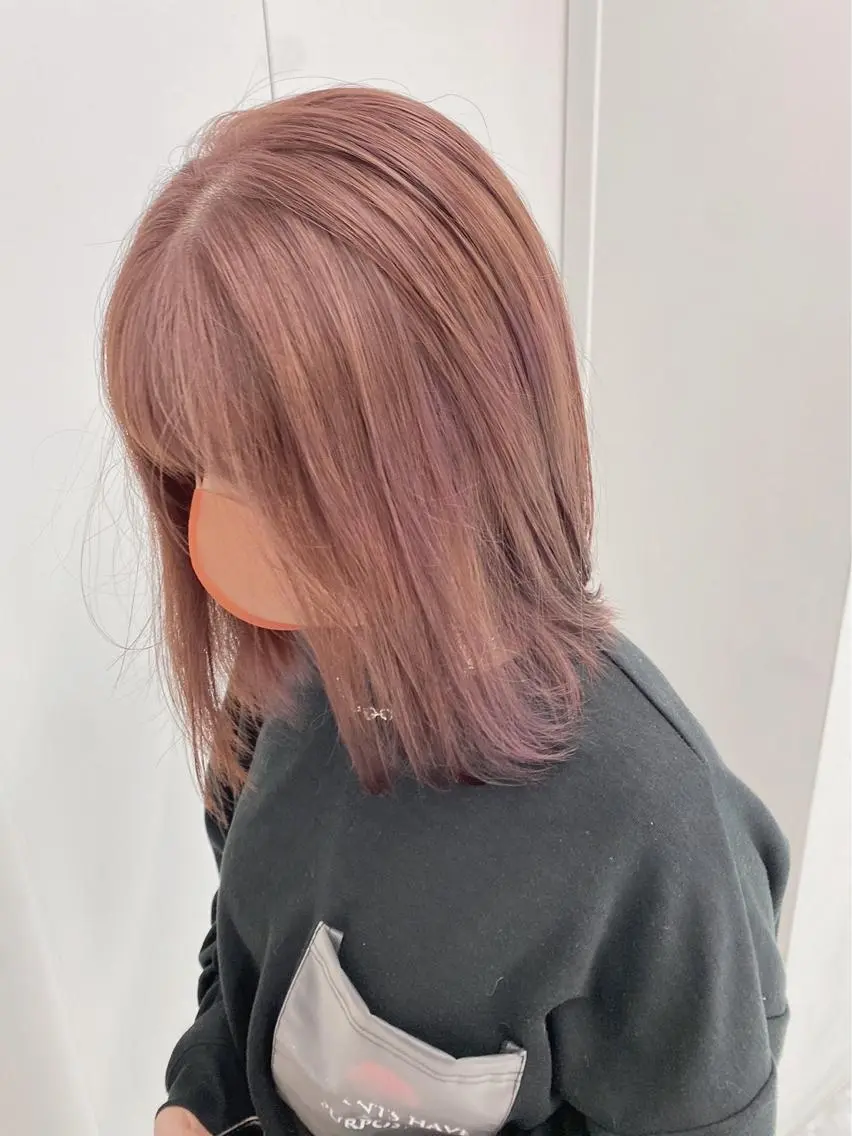 【💞ハイトーンにしたい方はこちら💞】ケアブリーチダブルカラー（ケアブリーチ1回＋カラー）+炭酸spの写真