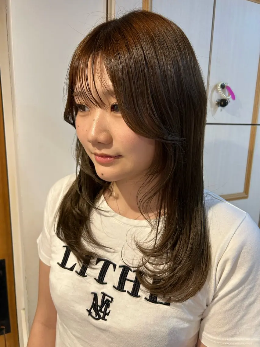 ミディアム カラー ソナ/カラーモデル 募集中🎀🪄のヘアスタイル