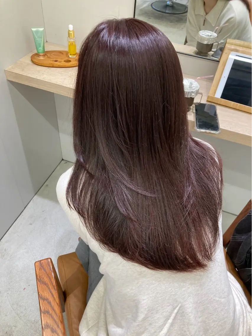 カラー tetote ミコのヘアスタイル
