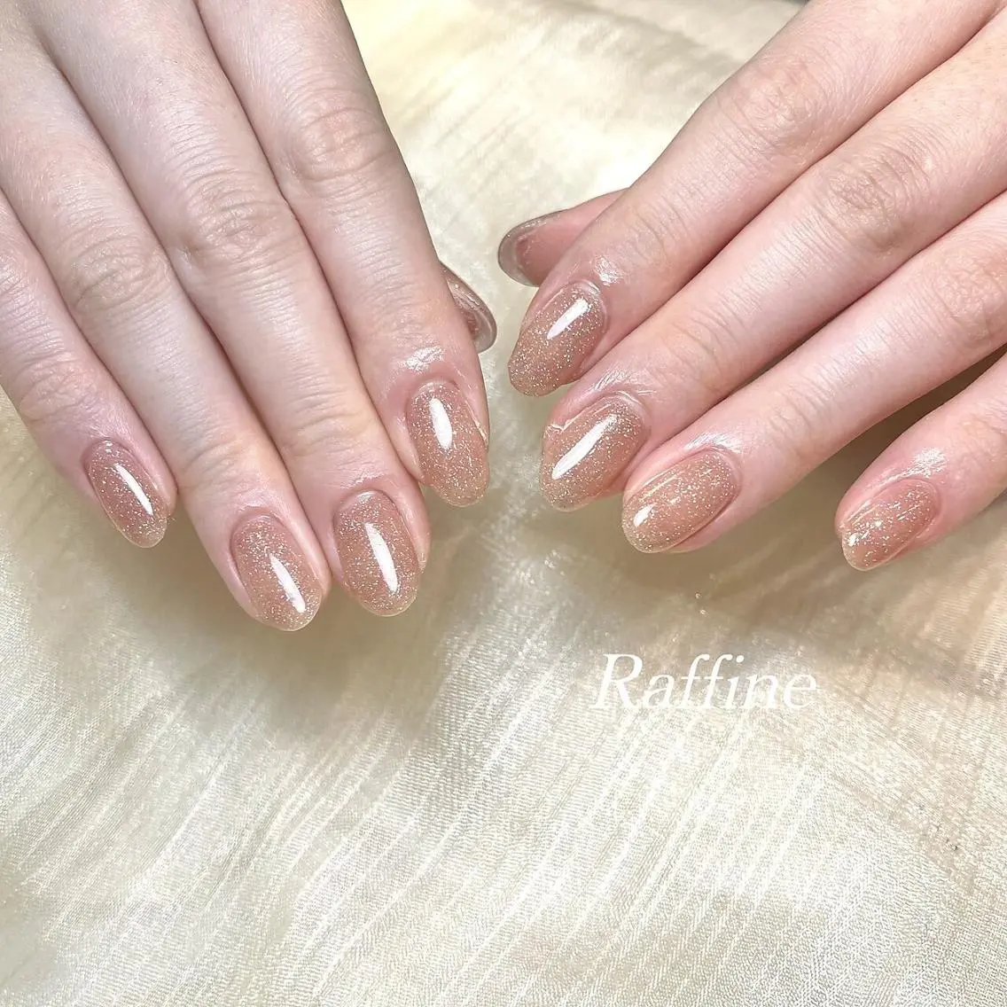 ネイル ハンドネイル RAFFINE haru🦋🩵のネイルデザイン