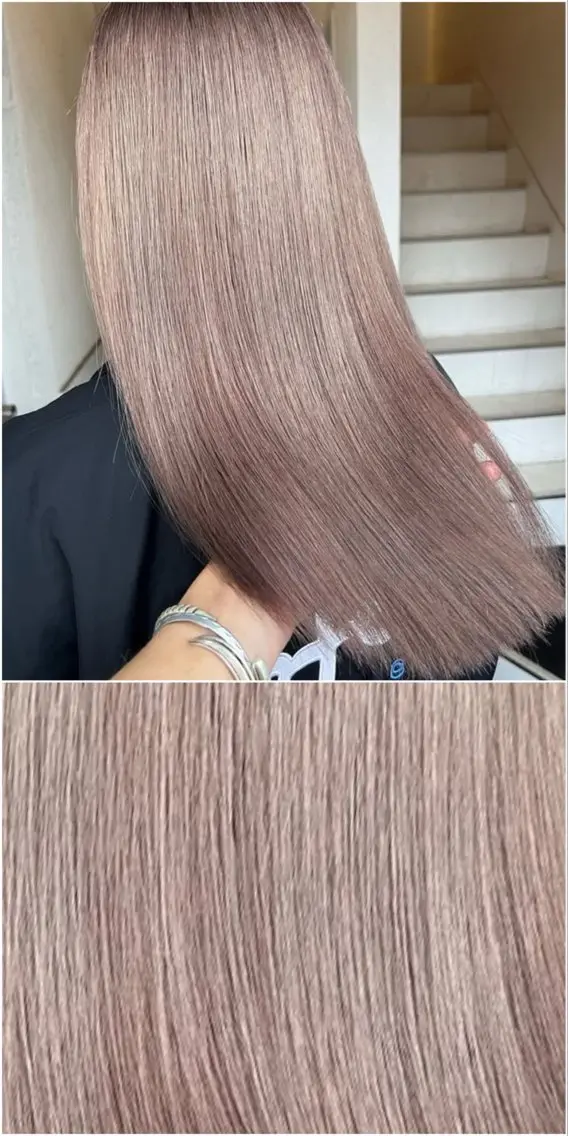 ロング カラー ベージュカラー ブリーチ ブラウンカラー ケアブリーチ 透明感カラー ヘアカラー Lima/ハイトー ン/ブリーチ/心斎橋のヘアスタイル