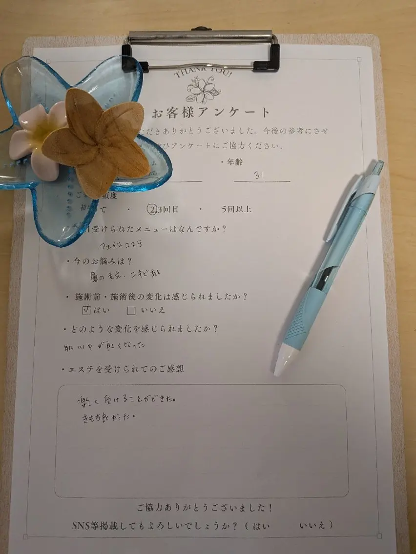 エステ 肌管理専門！BACI 加盟店LUANAのエステ・リラクイメージ