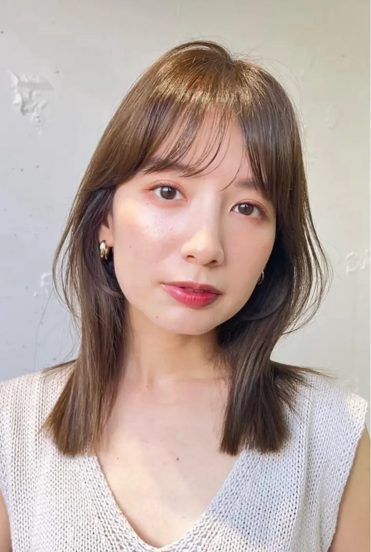 ミディアム 渋谷メンズ美容師 vain はるのヘアスタイル