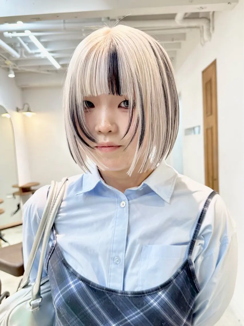 ショート カラー ヘアカラー トリートメント ヘッドスパ ヘアセット kai .のヘアスタイル