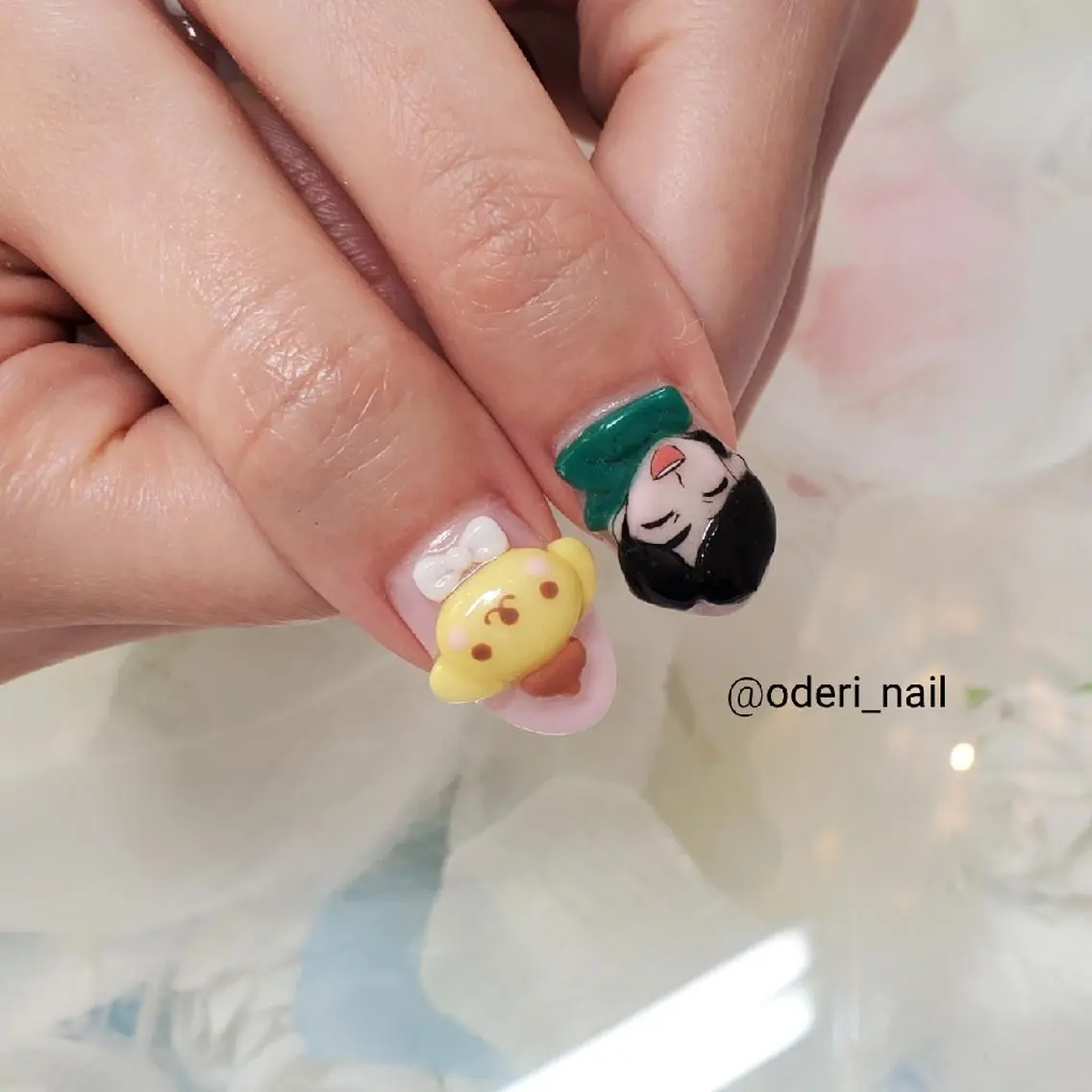 ネイル アートネイル ジェルネイル おで@ oderi_nailのネイルデザイン
