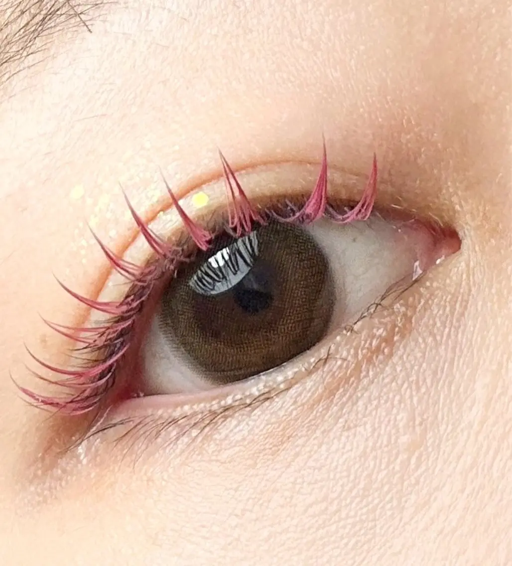マツエク・マツパ 束感まつ毛 カラーマツエク Dカール Neo beauty Rinkaのマツエク・マツパデザイン