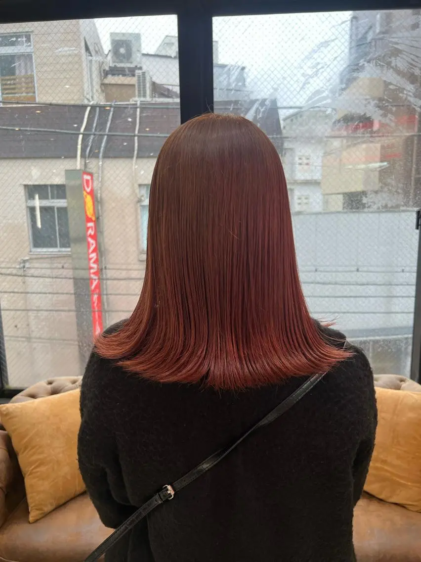 自然な髪質になりたい方必見‼️ストレートパーマ＋カット＋ワンステップトリートメント付🎀の写真