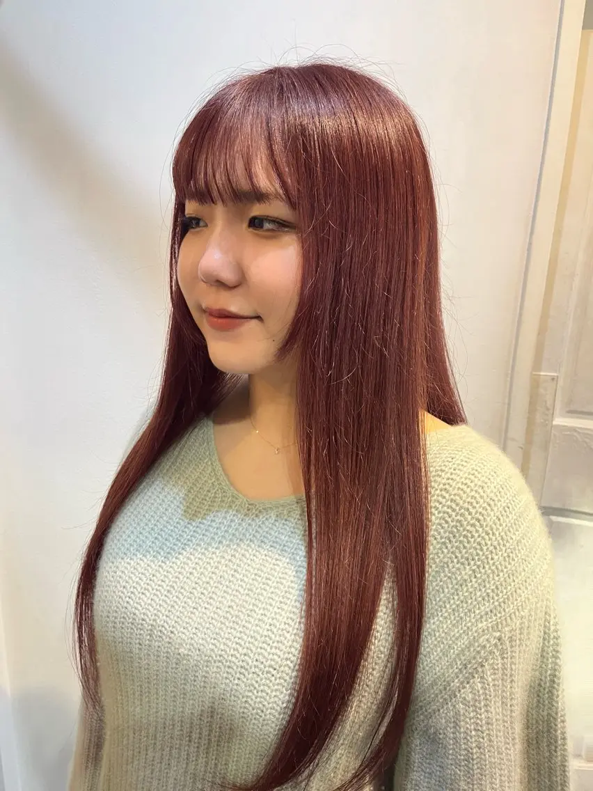ロング カラー ヘアカラー sora /ブリーチ /レイヤーカットのヘアスタイル